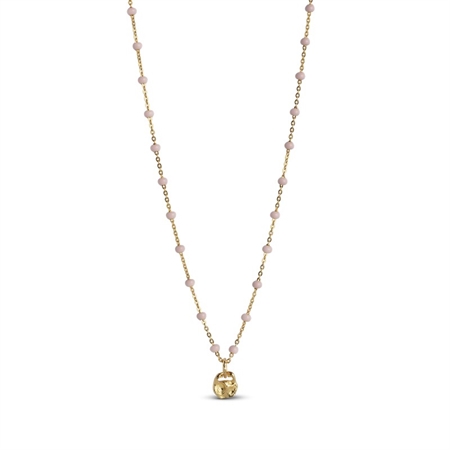Lola Refined halskæde Light Pink fra Enamel N108GM